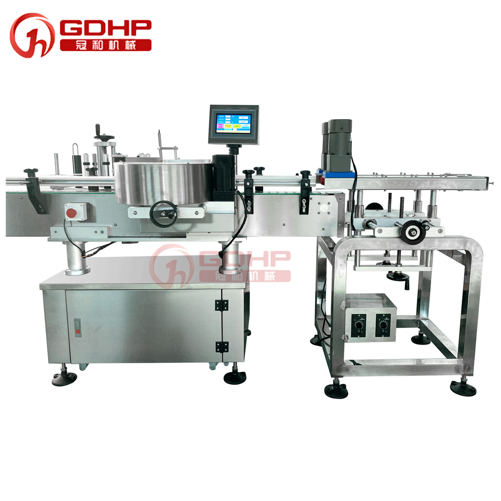 517免洗洗手液12头灌装旋盖贴标生产线-5